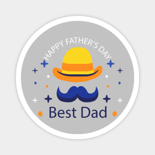 father's day gift - best dad - happy father's day Magnet